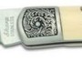 Coltello bianco inciso beccaccia